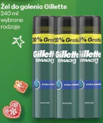 Żel do golenia Gillette promocja w Delikatesy Centrum