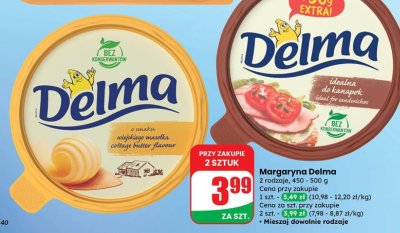 Margaryna idealna do kanapek promocja w Dino