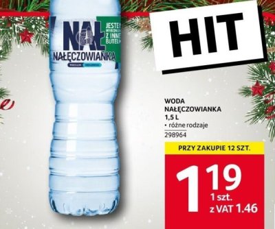Woda Nałęczowianka 1.5L promocja w Selgros