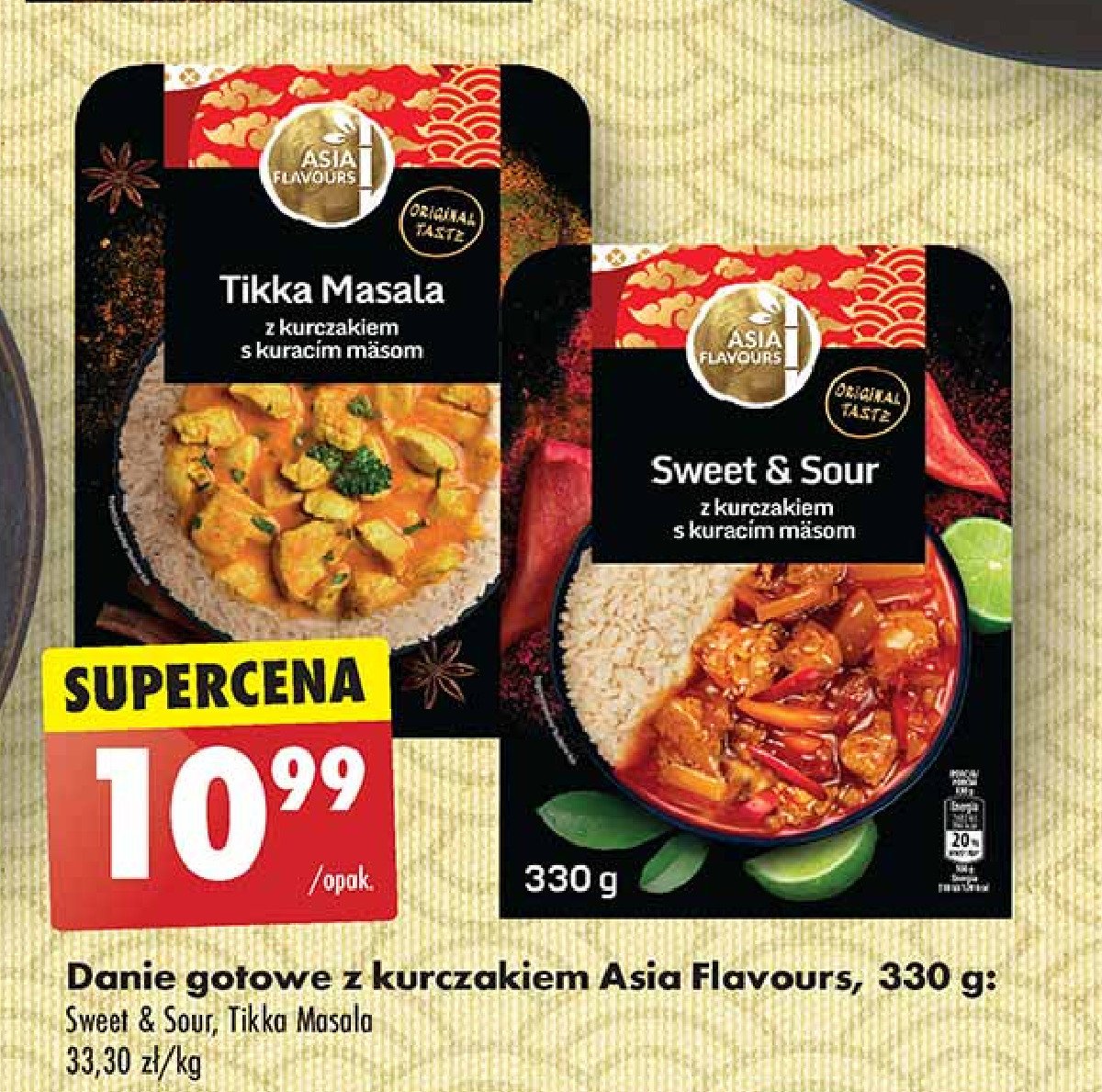 Tikka masala Asia flavours promocja