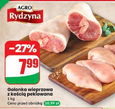 Golonka wieprzowa z kością peklowana promocja w Dino