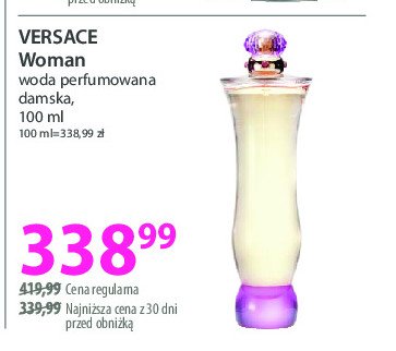 Woda perfumowana Versace woman promocja w Hebe