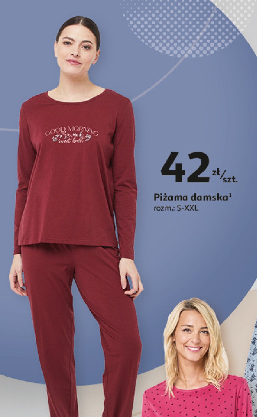 Piżama damska s-2xl Auchan inextenso promocja