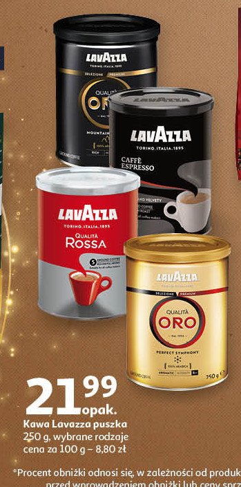 Kawa - puszka Lavazza qualita oro promocja