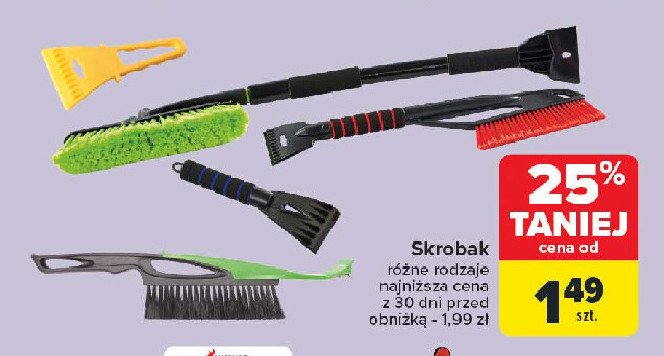 Skrobak do szyb promocja w Carrefour