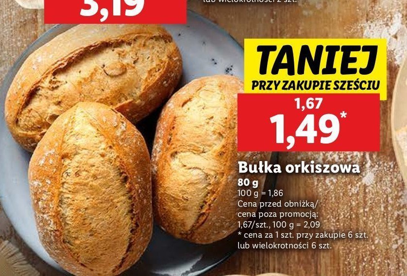 Bułka orkiszowa promocja