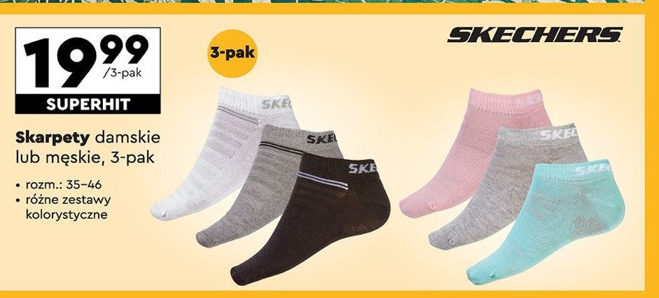 Skarpety damskie SKECHERS promocja