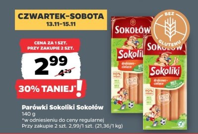 Parówki Sokoliki promocja w Netto