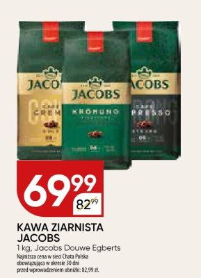 Kawa ziarnista jacobs promocja w Chata Polska