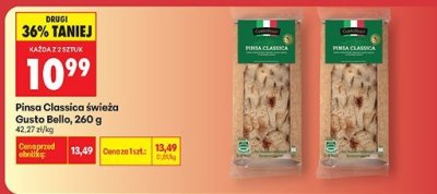 Pinsa Classica kwiecta Gusto Bello, 260 g promocja w Biedronka