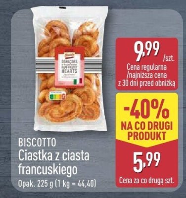 Ciastka z ciasta francuskiego  promocja w Aldi