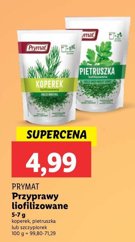 Koperek liofilizowany Prymat promocja