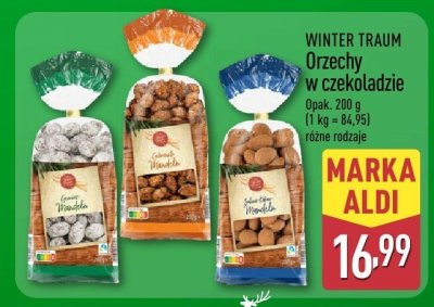 Orzechy w czekoladzie WINTER TRAUM promocja w Aldi