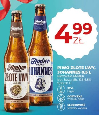 Piwo złote lwy 0,5 l promocja w Duży Ben