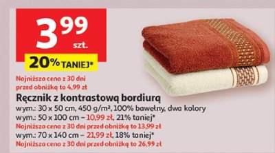Ręcznik promocja w Auchan