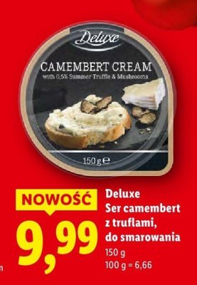 Ser camembert z truflami do smarowania promocja w Lidl