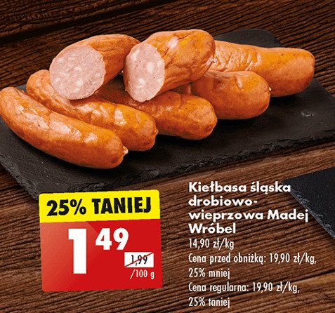Kiełbasa śląska Madej & wróbel promocja
