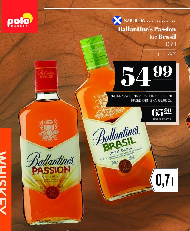 Whisky Ballantine's brasil promocja w POLOmarket