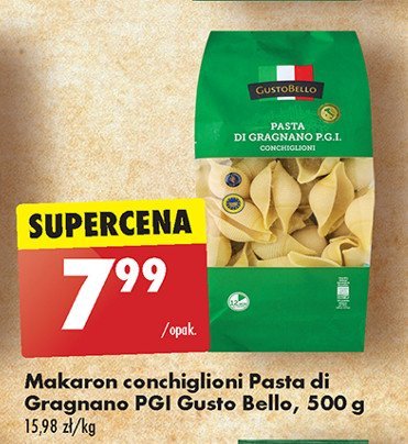 Makaron conchiglioni Gustobello promocja