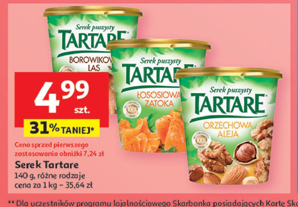 Serek 艂ososiowa zatoka Tartare promocja