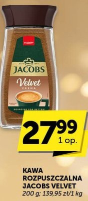 Kawa rozpuszczalna Jacobs Velvet promocja w Euro Sklep