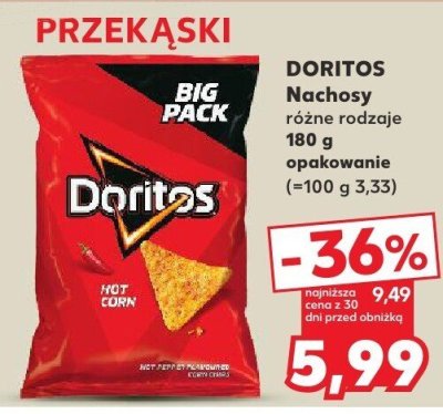Nachosy różne rodzaje promocja w Kaufland