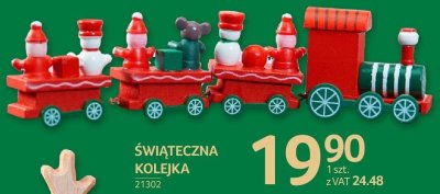 Dekoracyjna świąteczna kolejka promocja w Selgros