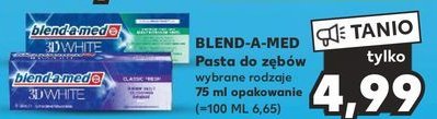 Pasta do zębów mint kiss Blend-a-med 3d white promocja