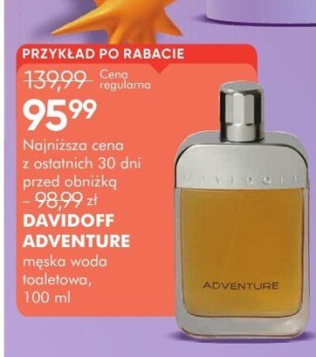Perfumy męskie Davidoff Adventure promocja w Super-Pharm