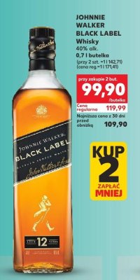 Whisky Black Label promocja w Kaufland