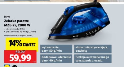 Żelazko mze-25 Mpm product promocja
