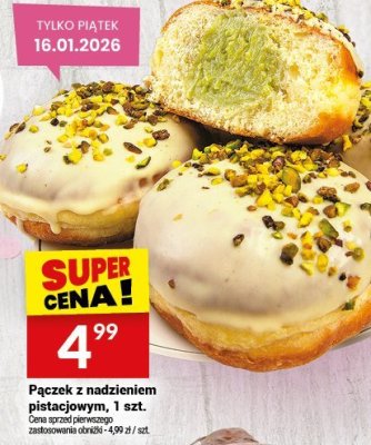 Pączek z nadzieniem pistacjowym, 1 szt. promocja w Twój Market