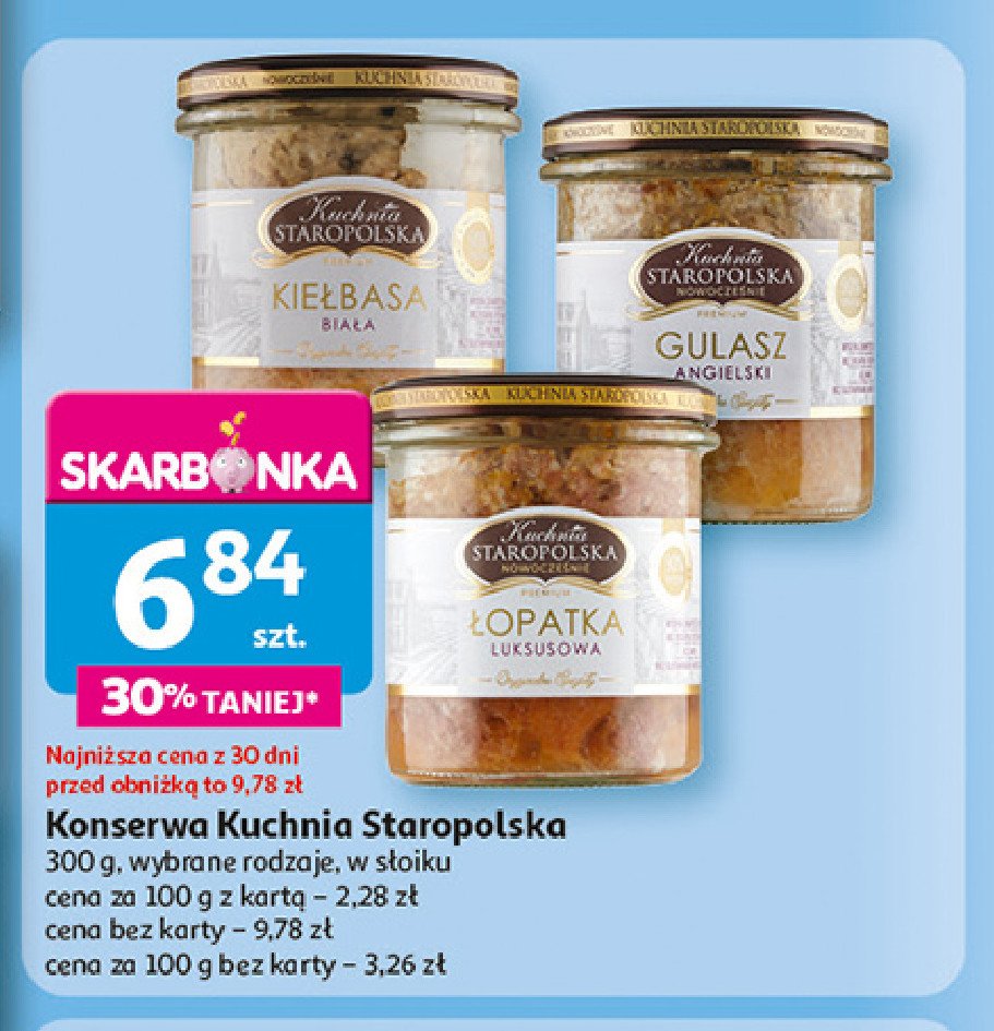 Gulasz angielski Kuchnia staropolska promocja w Auchan