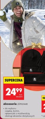 Rękawiczki zimowe promocja w Biedronka