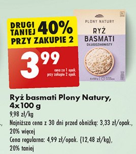 Ryz basmati Plony natury promocja