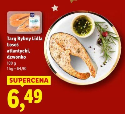 Łosoś atlantycki, dzwonko promocja w Lidl
