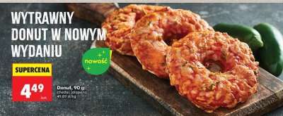 Donut, 90 g, chedar, jalapeno promocja w Biedronka