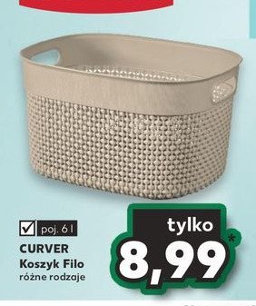 Koszyk filo ma艂y 6l Curver promocja