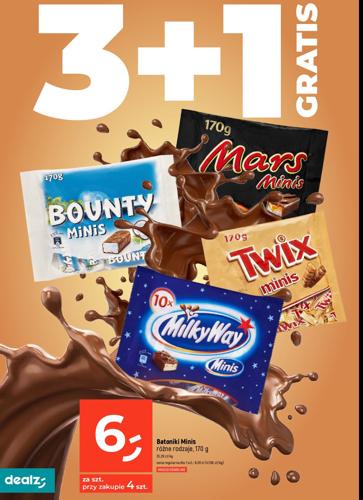 Batoniki Bounty minis promocja