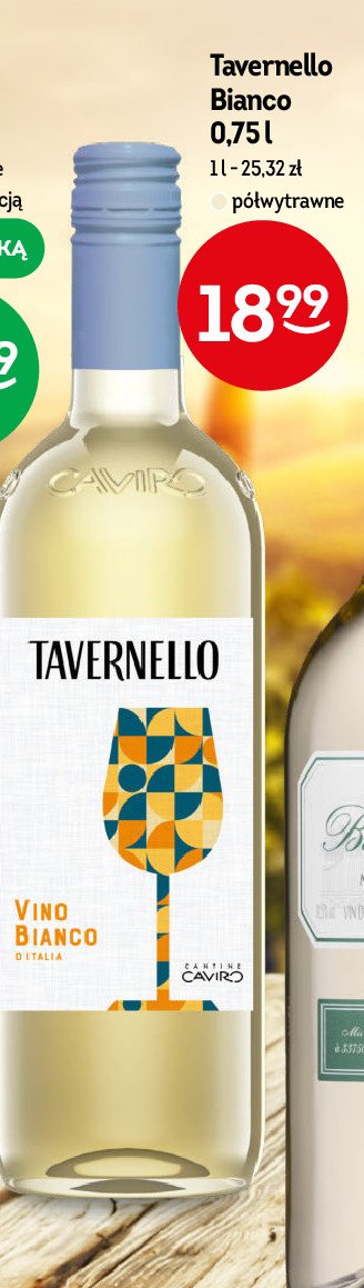 Wino Tavarnello bianco promocja