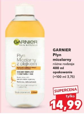 Płyn micelarny różne rodzaje Garnier promocja w Kaufland