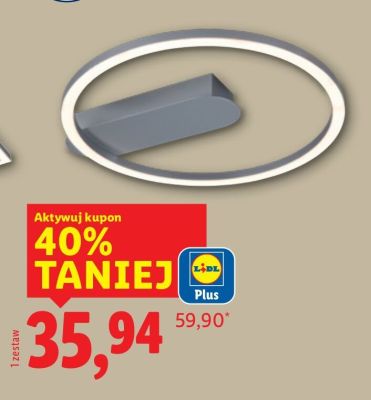 Lampa sufitowa LED Livarno Living promocja w Lidl