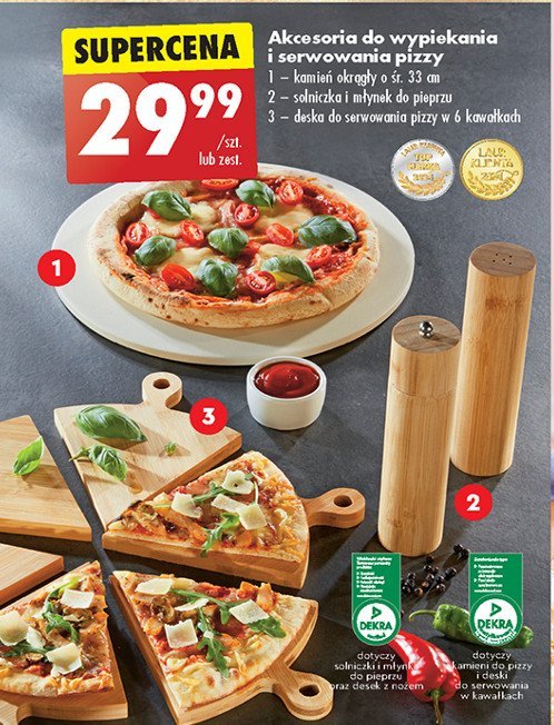 Deska do pizzy w 6 kawałkach promocja w Biedronka