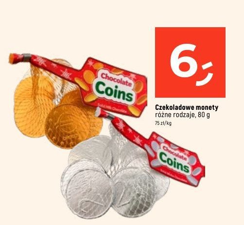 Monety czekoladowe promocja w Dealz