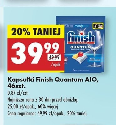 Tabletki do zmywarki Finish quantum promocja