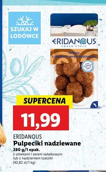 Pulpeciki nadziewane tzatziki Eridanous promocja