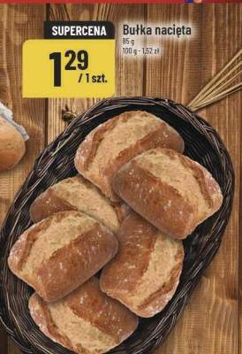 Bułka nacięta promocja w POLOmarket
