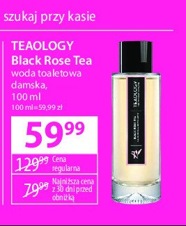 Woda perfrumowana Teaology black rose promocja