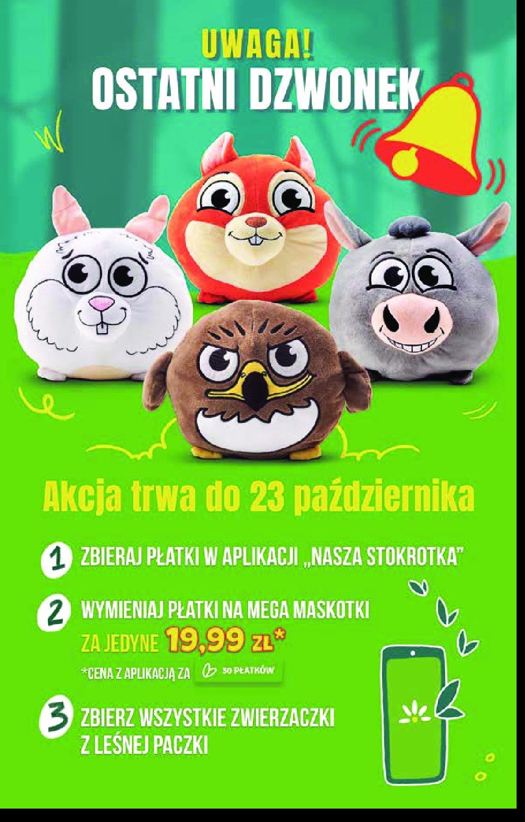 Maskotka rudzia z leśnej paczki STOKROTKA promocja