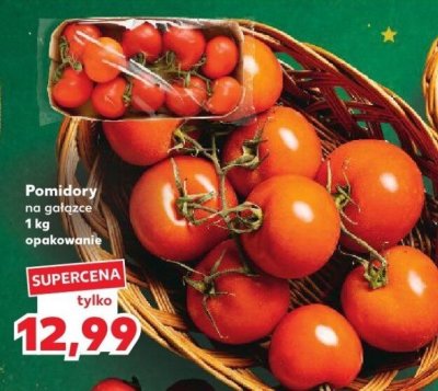 Pomidory na gałązce 1 kg opakowanie promocja w Kaufland